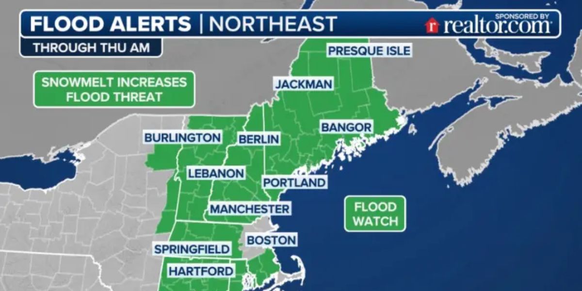 Boston to NYC to Baltimore Severe Weather Set to Disrupt East Coast as 50-MPH Winds, Heavy Rain, and Severe Storms Expected