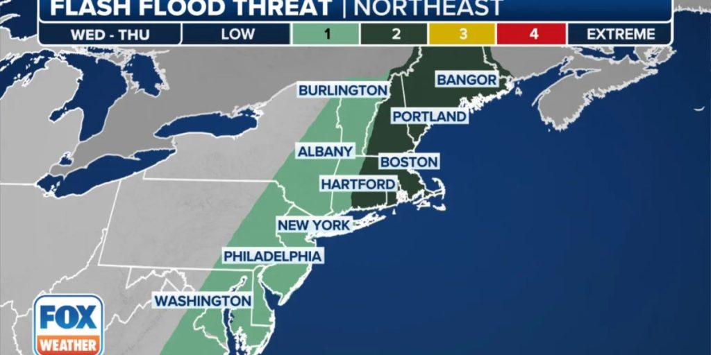 Flood Risk in NYC, Pittsburgh, and Boston as Temperatures Rise and Rain Hits (2)