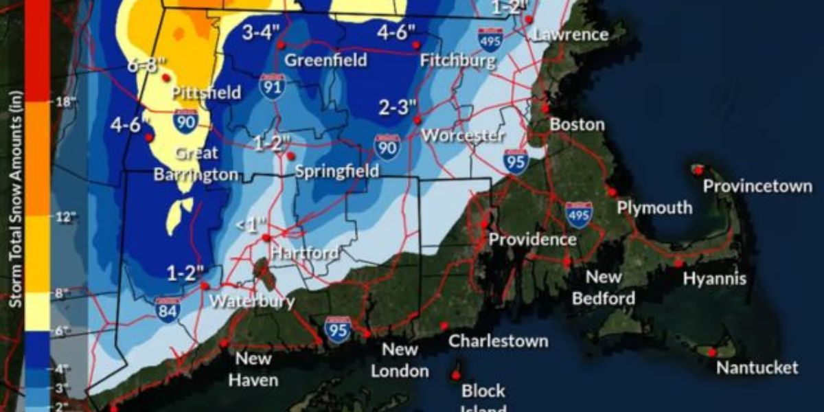 Fresh Snowfall Predictions for Connecticut: Where Will the Most Accumulation Occur?