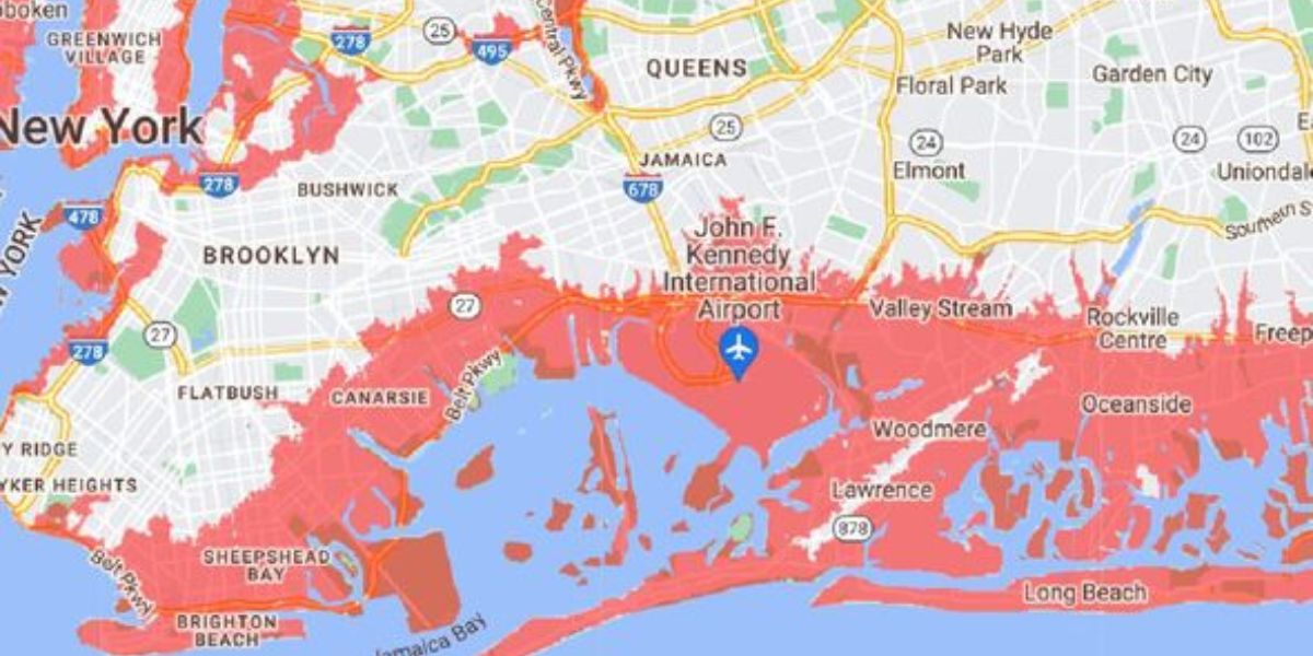 Interactive Map Shows New York Areas at Risk of Being Underwater by 2050