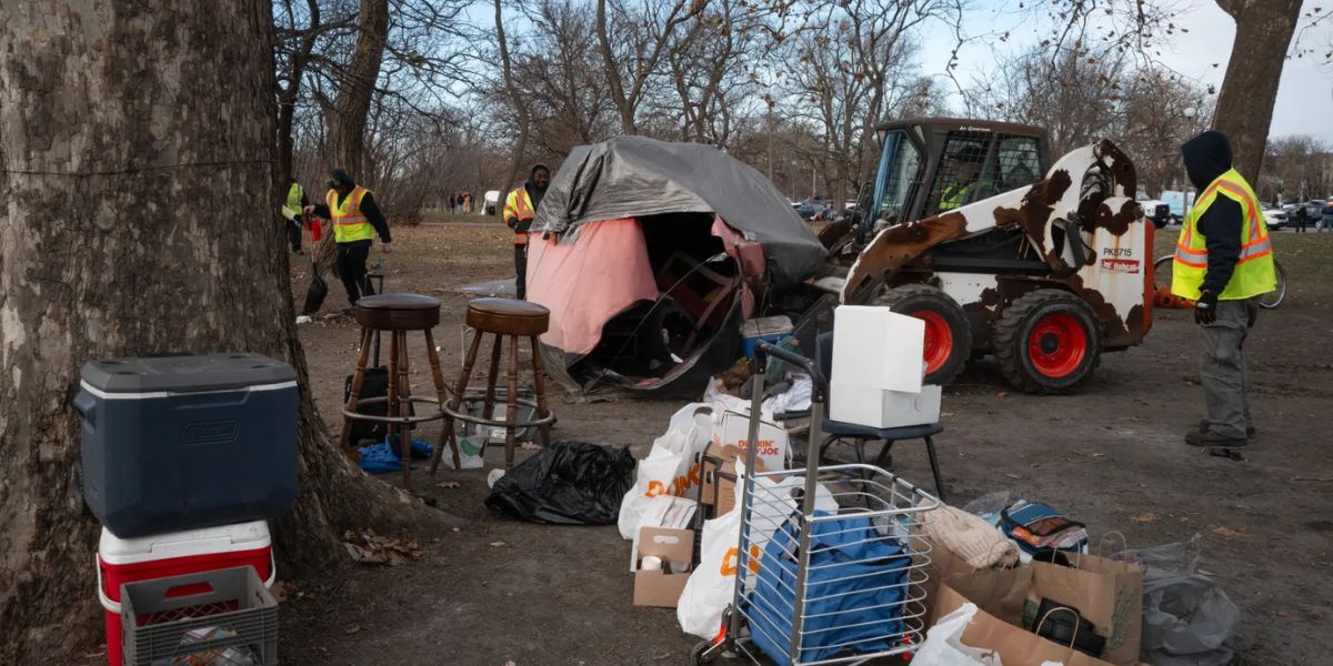 Largest Homeless Encampment Cleared in Chicago, Residents Shifted to Shelters and Apartments by City Officials