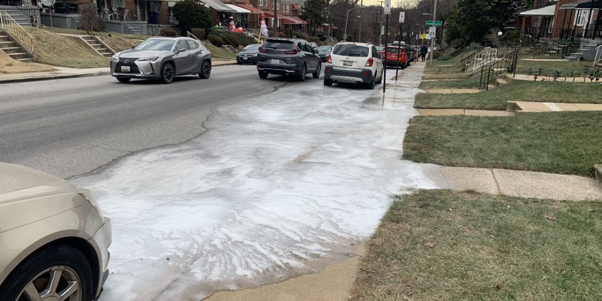 Patchy Ice Alert Baltimore Drivers and Pedestrians Urged to Exercise Caution