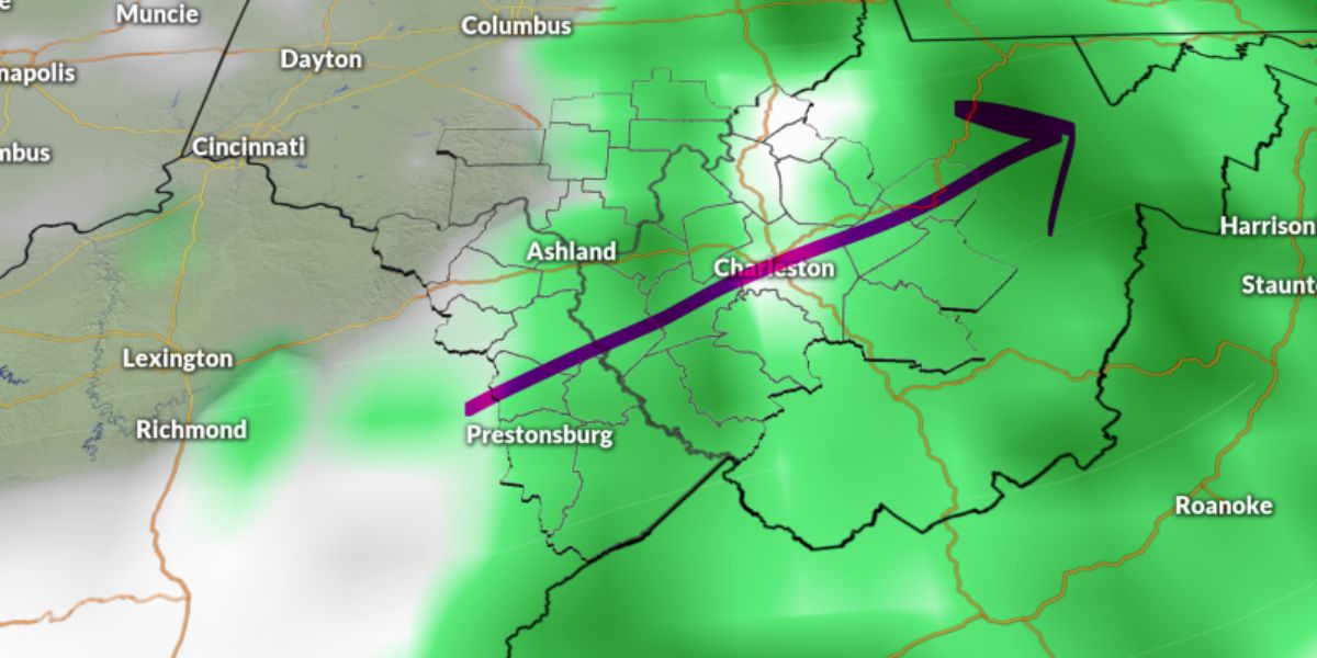 West Virginia, Kentucky, Ohio Weather: Warmer Temps Before Rain Arrives