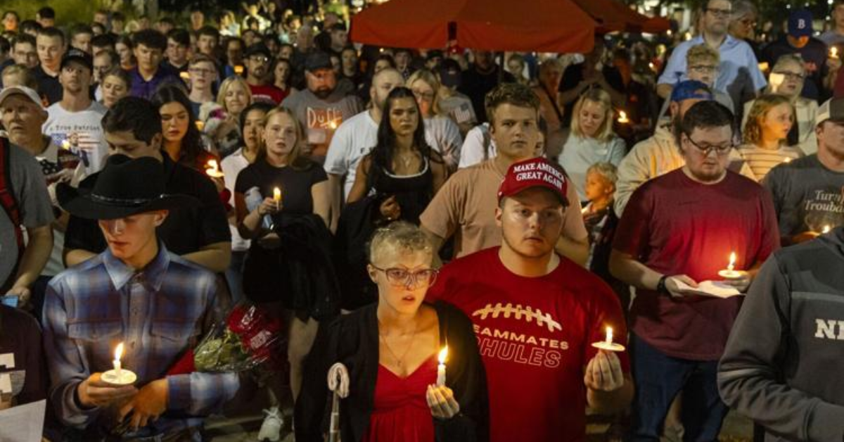 Candlelight Vigil Brings Students Together to Honor Charlie Kirk at UNL