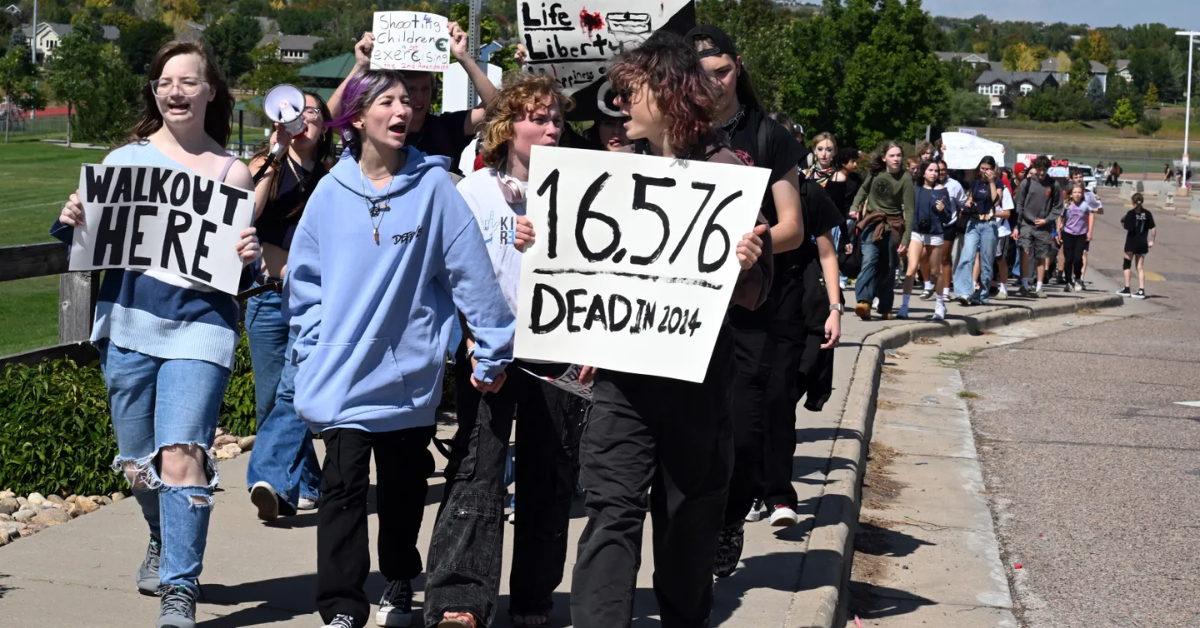 Legacy High Students in Broomfield Stage a Powerful Walkout to Demand Safer Schools