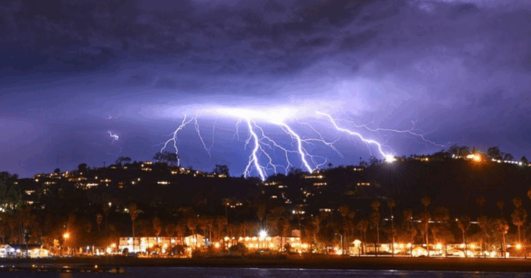 Southern California Weather Alert: Expect Showers and Lightning Through Wednesday
