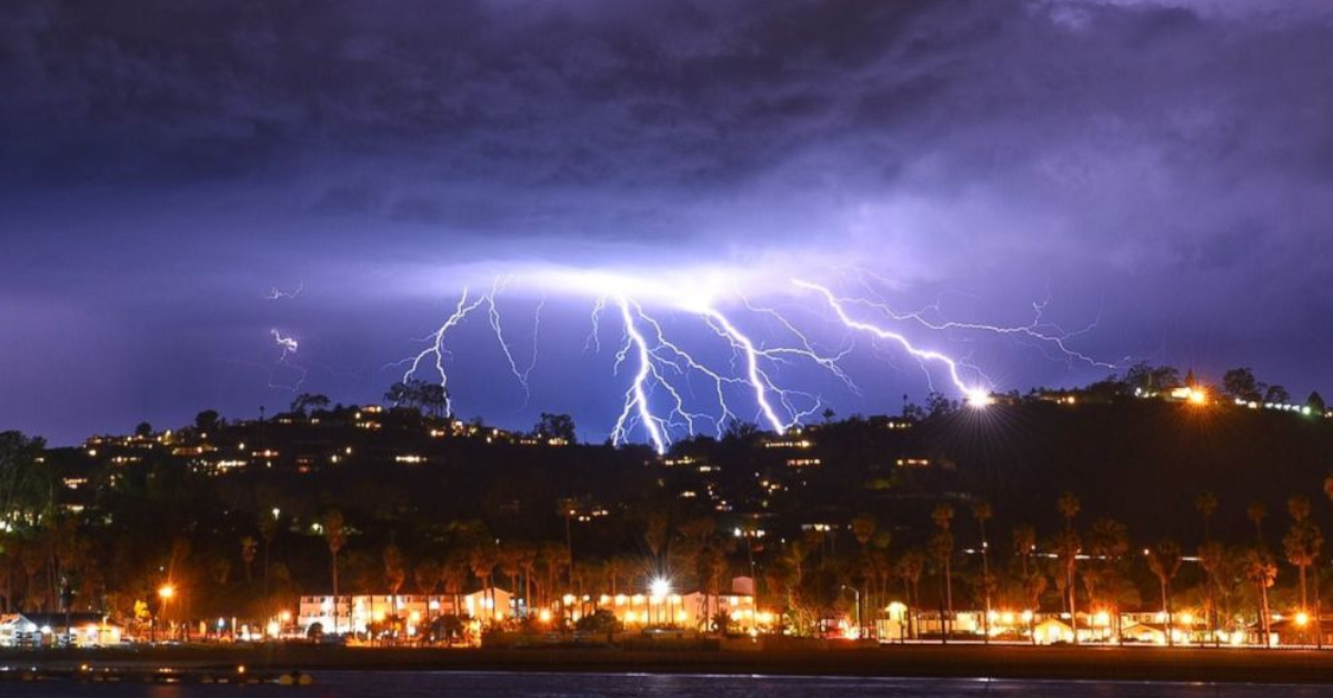 Southern California Weather Alert: Expect Showers and Lightning Through Wednesday