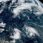Showers and Thunderstorms Hit North Georgia as Tropical Storm Humberto Forms in the Atlantic