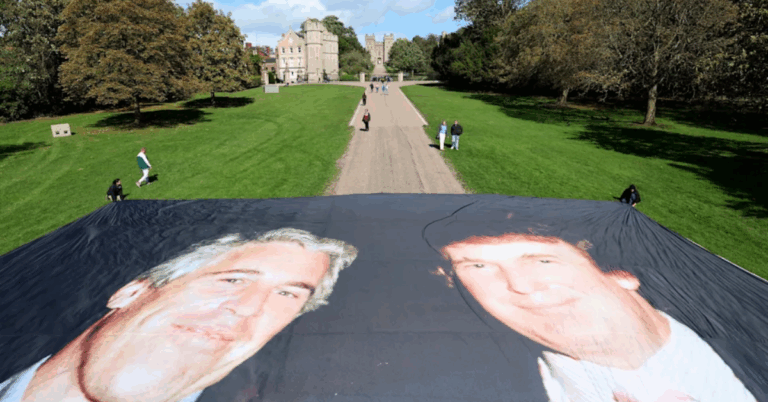 Four Arrested After Shocking Projection of Trump and Epstein Photos on Windsor Castle During UK Presidential Visit