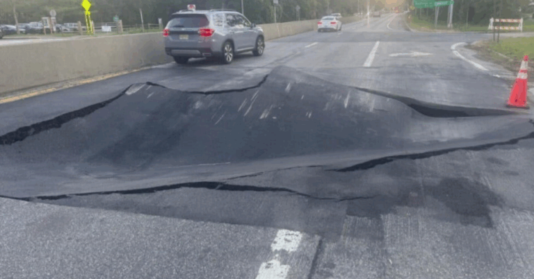 Massive Collapse Shuts Down New York’s Saw Mill River Parkway After Torrential Rainfall
