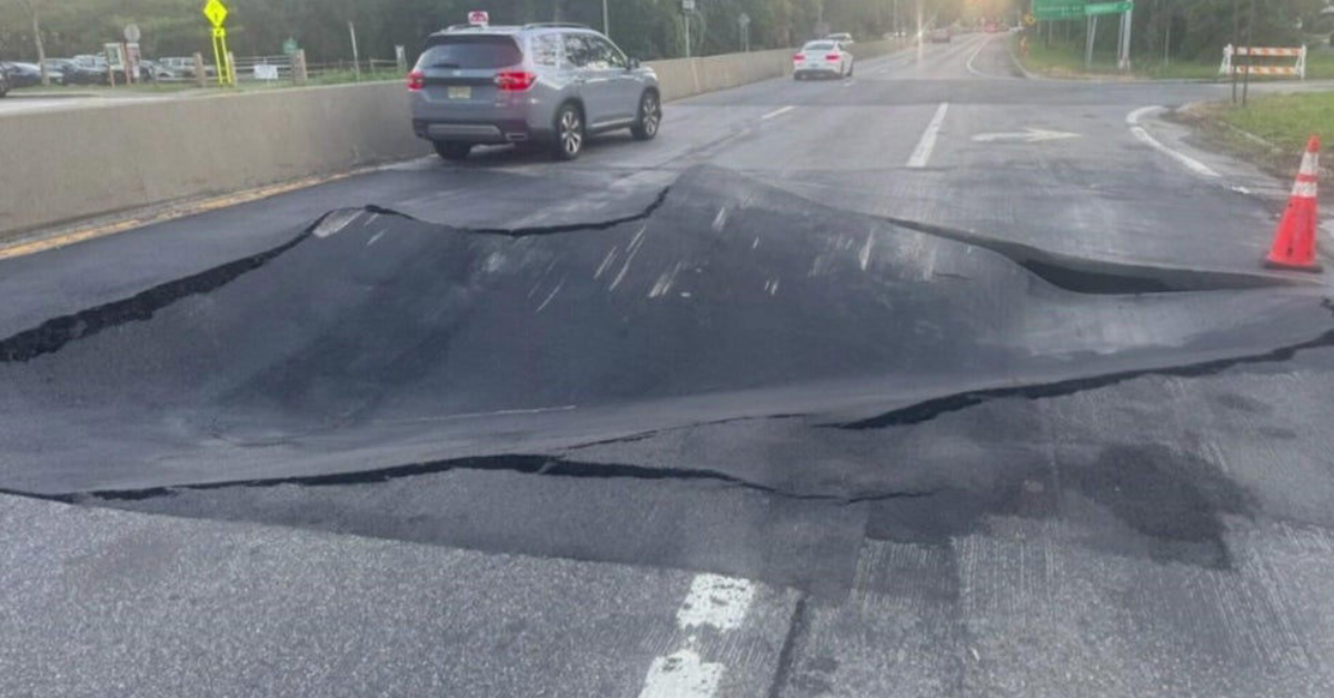 Massive Collapse Shuts Down New York’s Saw Mill River Parkway After Torrential Rainfall