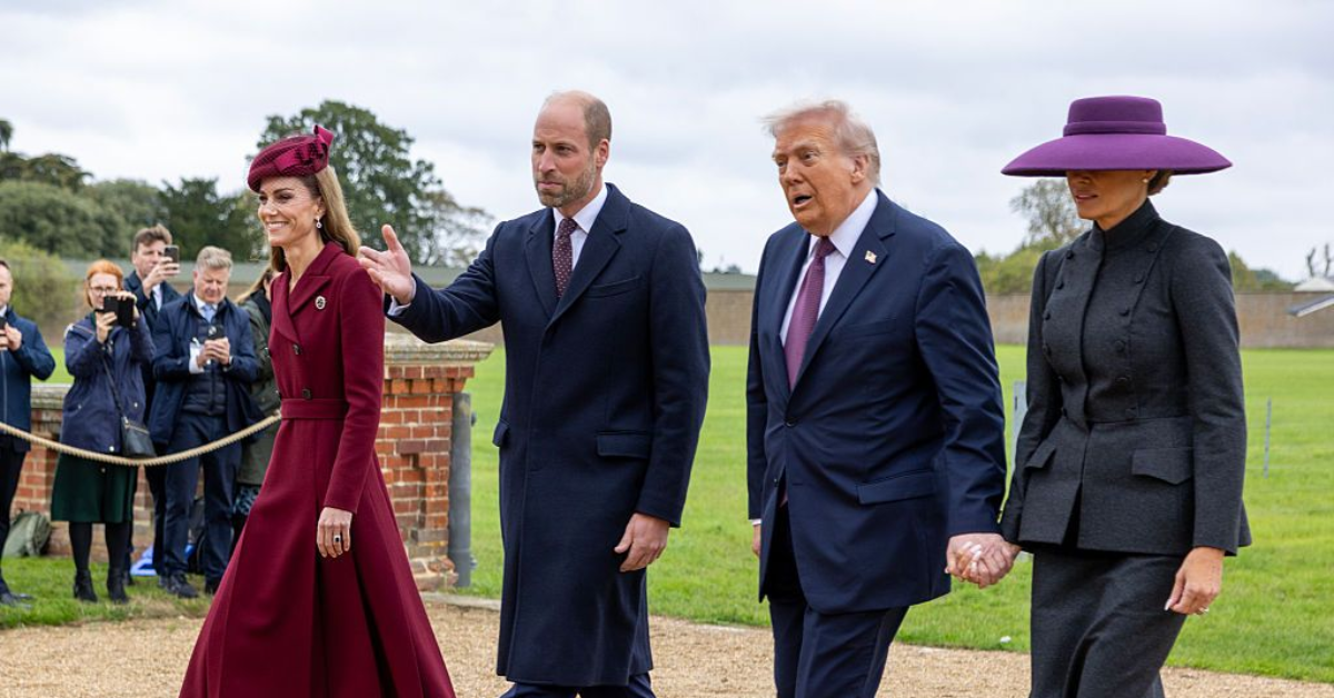Melania Trump Turns Heads with Wide-Brim Hat Covering Her Eyes During UK State Visit