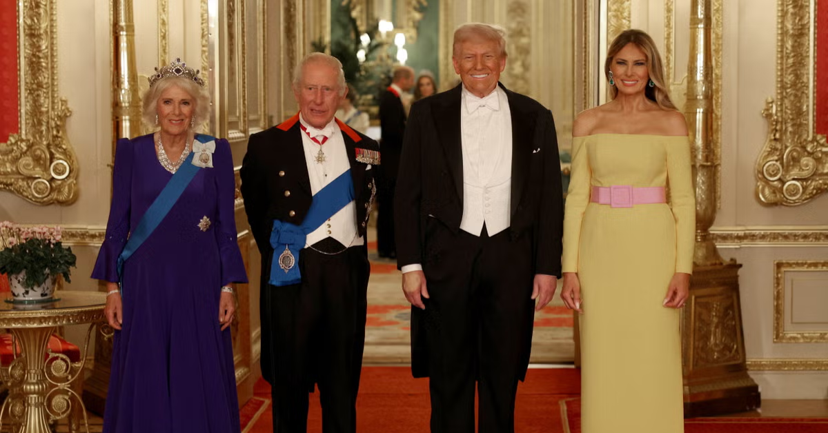 Melania Trump Faces Online Backlash for State Dinner Gown and Unusual Hat Choice