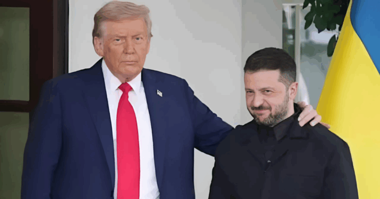 Local Church Honors Trump with Ukraine Flag Signed by Brave Soldiers