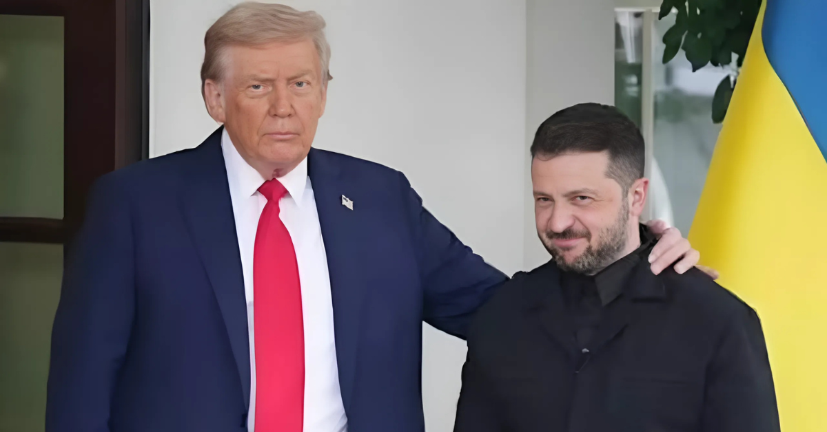Local Church Honors Trump with Ukraine Flag Signed by Brave Soldiers